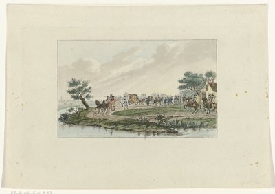 Arrestation af prinsessen i Goejanverwellesluis, 1787 af Mathias de Sallieth