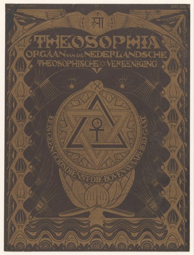 Forsidemagasinet Theosophia af Mathieu Lauweriks