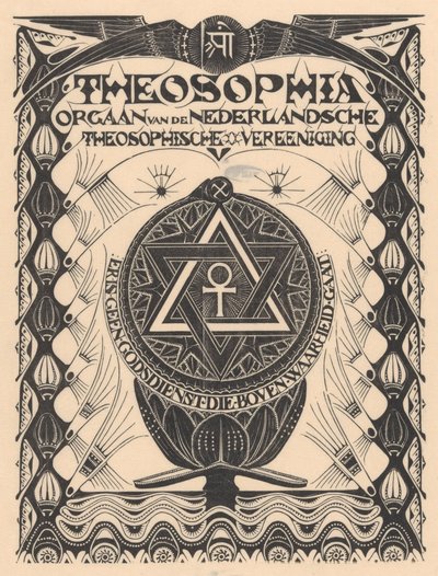 Forsidemagasinet Theosophia af Mathieu Lauweriks
