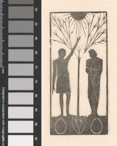 To figurer ved et træ af Mathieu Lauweriks