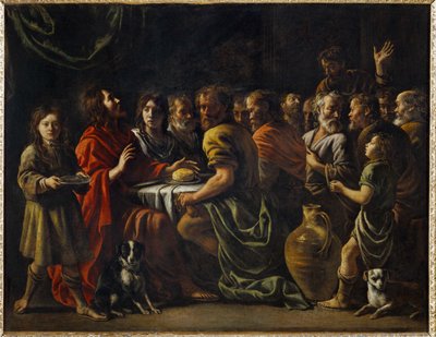 La cena - sidste måltid ... af Mathieu Le Nain