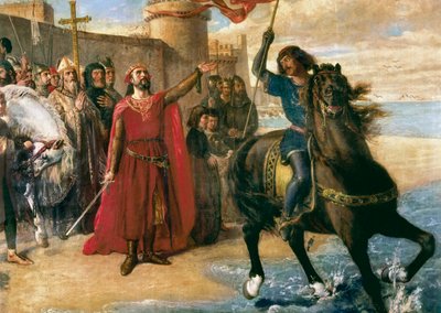 Generobringen, Spanien 13. århundrede- Alfonso X el Sabio af Matias Moreno Gonzalez