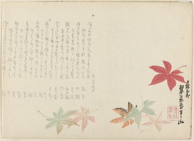 Japansk ahorn af Matsukawa Hanzan