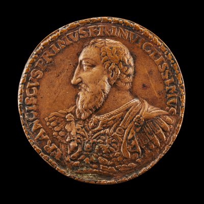 François I, 1494-1547, konge af Frankrig 1515, sandsynligvis 15381544. af Matteo dal Nassaro