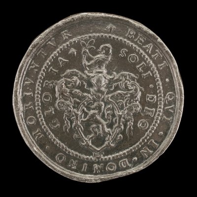 Våben og inskription [omvendt], 1592. af Matthäus Carl