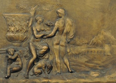 Venus og Adonis af Matthäus Donner