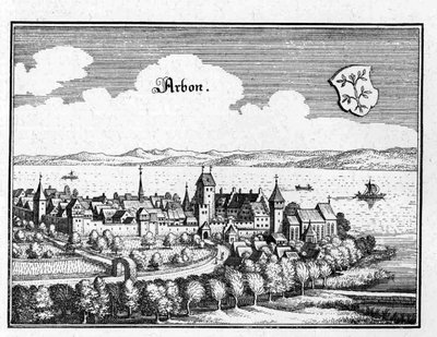 Arbon - uddrag fra Topographia Sueviae (Schwaben) af Matthaus Merian