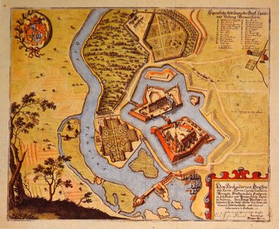 Bremervörde, Niedersachsen, Tyskland af Matthaus Merian