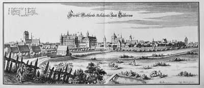 Büsterow af Matthaus Merian