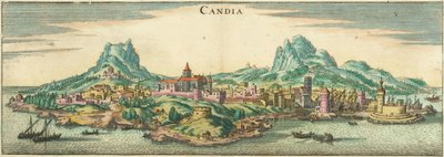 Heraklion - Candia, Corphu (beskåret) af Matthaus Merian