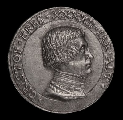 Christoph Kress von Kressenstein, 1484-1535, patricier og diplomat [forside], 1526. af Matthes Gebel