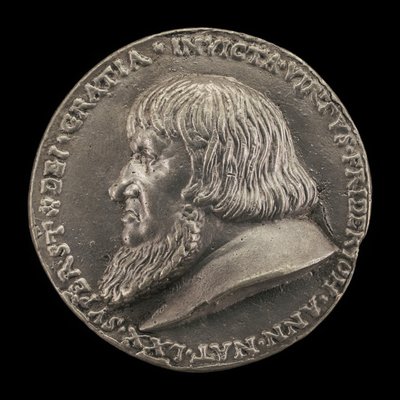 Frederik den Ældre, 1460-1536, markgreve af Brandenburg-Ansbach 1486 [forside], 1528. af Matthes Gebel