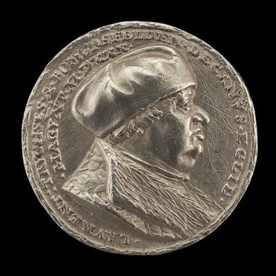 Lorenz Truchsess von Pommersfelden, 1473-1543, dekan for katedralen i Mainz [forside]. af Matthes Gebel
