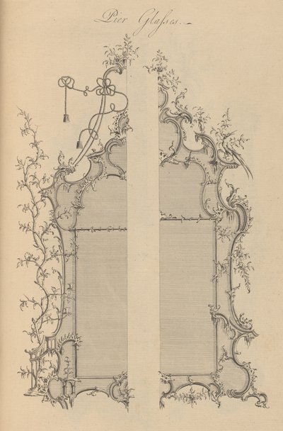 Et generelt system af nyttige og dekorative møbler..., 1759-1763. af Matthew Darly