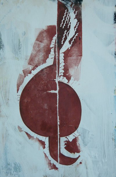 cleff, 2009 (monoprint) af Matthew Hilton
