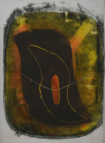 tabla to, 2020 (linoleumssnit) af Matthew Hilton