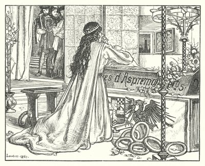 The Lady Witch (gravering) af Matthew James (attr. to) Lawless