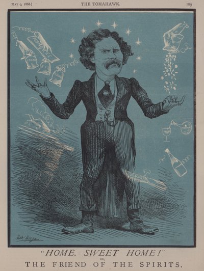 Hjem kære hjem! eller Åndernes ven (farve litho) af Matthew