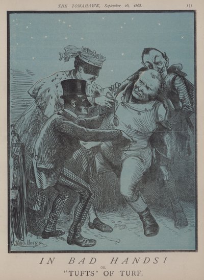 I dårlige hænder! eller tufts of turf (farve litho) af Matthew