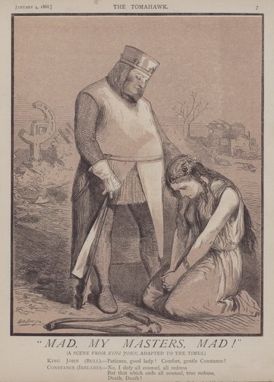 Gal, mine mestre, gal! (farve litho) af Matthew