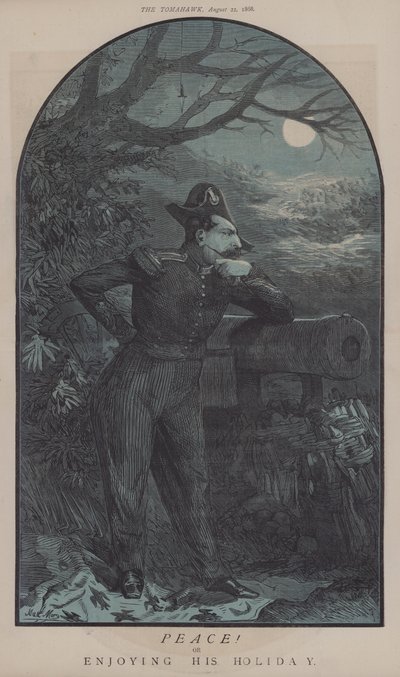 Fred! eller nyder sin ferie (farve litho) af Matthew