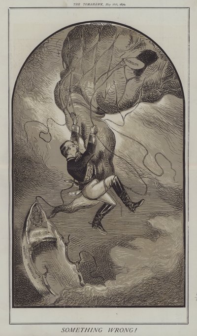 Noget galt! (farve litho) af Matthew