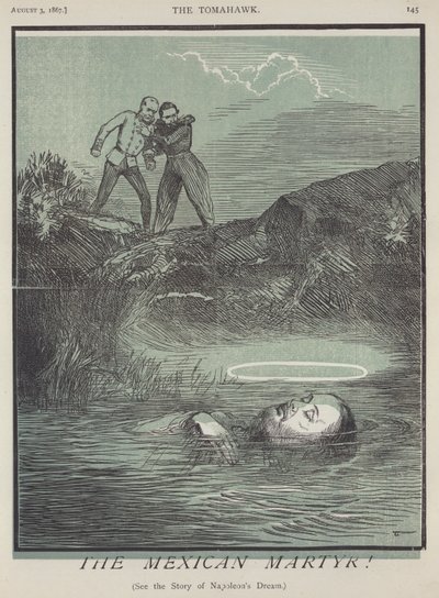 Den mexicanske martyr (farve litho) af Matthew