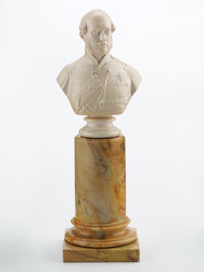Buste af Prins Albert, ca. 1856 (elfenben og marmor) af Matthew Noble