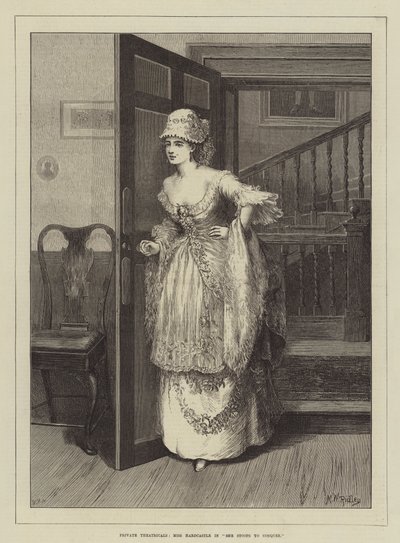 Private Theatricals, Miss Hardcastle i She Stoops to Conquer af Matthew White Ridley