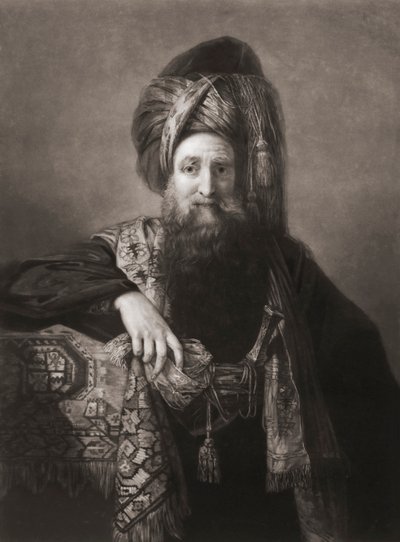 Edward Wortley Montagu. Portræt. (Print) af Matthew William (after) Peters