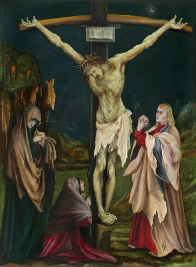 The Small Crucifixion, ca. 1511-20 (olie på panel) af Matthias (c.1480 1528) Grunewald