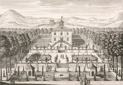 Hus og have, 1715 af Matthias Diesel