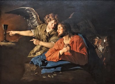 Kristus på Oliebjerget af Matthias Stom