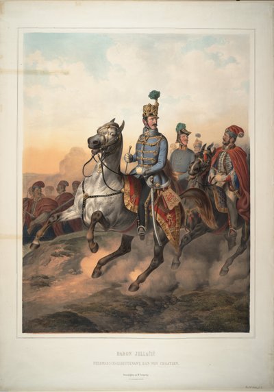Grev Josip Jelacic af Buim, 1849 af Matthias Trentsensky