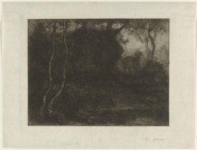 Skov med barn af Matthijs Maris