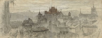 Udsigt over Lausanne II af Matthijs Maris
