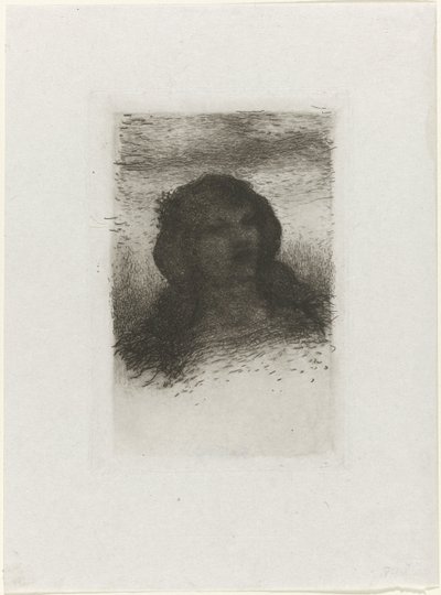 Hovedet af en pige af Matthijs Maris