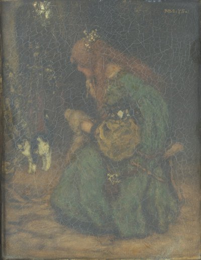 Reverie, 1875. af Matthys Maris