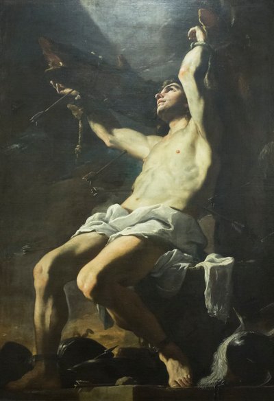 Sankt Sebastian af Mattia (1613-99) Preti