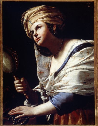 Vanite. Vanitas (forfængelighed). Peinture de Mattia Preti The Calabrian Knight (1613-1699) af Mattia Preti