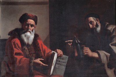 Diogenes og Platon af Mattia Preti