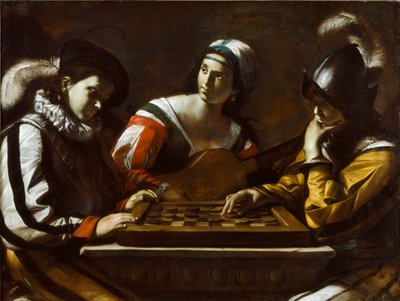 Draughts Game, 1630