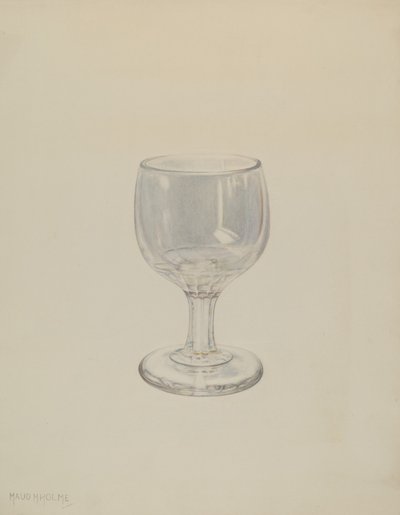 Glas af Maud M. Holme