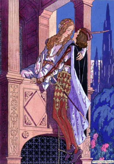 Romeo og Julie, ca. 1930 (illustration) af Maurice Berty