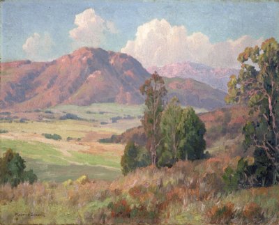 San Diego Hills (olie på lærred) af Maurice Braun