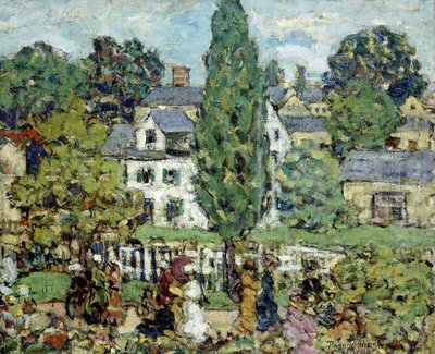 Eftermiddagsvandring, sommer, af Maurice Brazil Prendergast