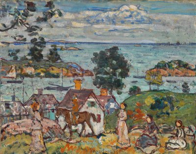 Gloucester havn af Maurice Brazil Prendergast