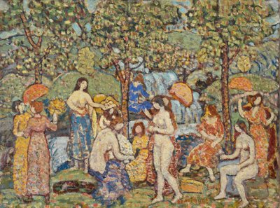 Idyl af Maurice Brazil Prendergast