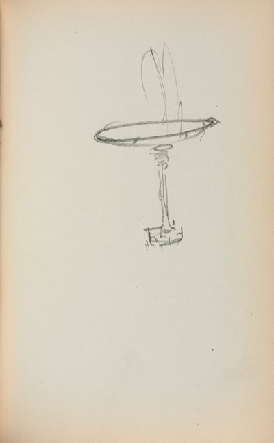 Italiensk skitsebog: Fontæne side 145, 1898-1899. af Maurice Brazil Prendergast