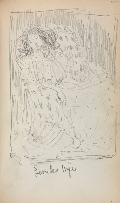 Italiensk skitsebog: Levuks Hustru side 170, 1898-1899. af Maurice Brazil Prendergast